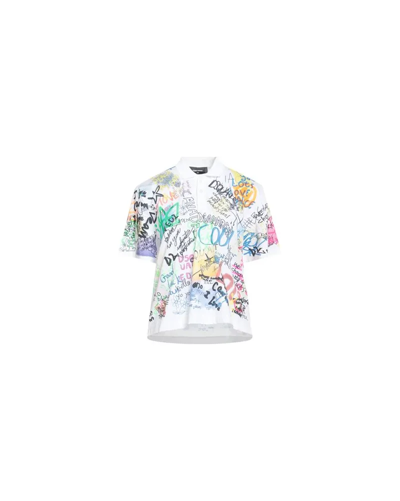 Dsquared2 TOPS - Poloshirtsauf YOOX.COM Weiß