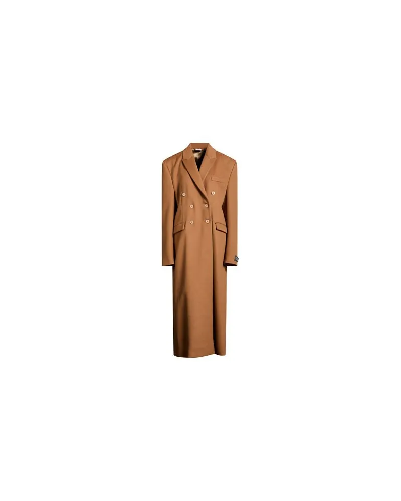 VETEMENTS JACKEN & MÄNTEL - Mäntelauf YOOX.COM Kamel