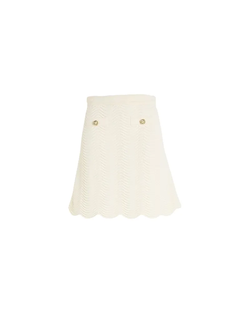 Sandro HOSEN & RÖCKE - Miniröckeauf YOOX.COM Cremeweiß