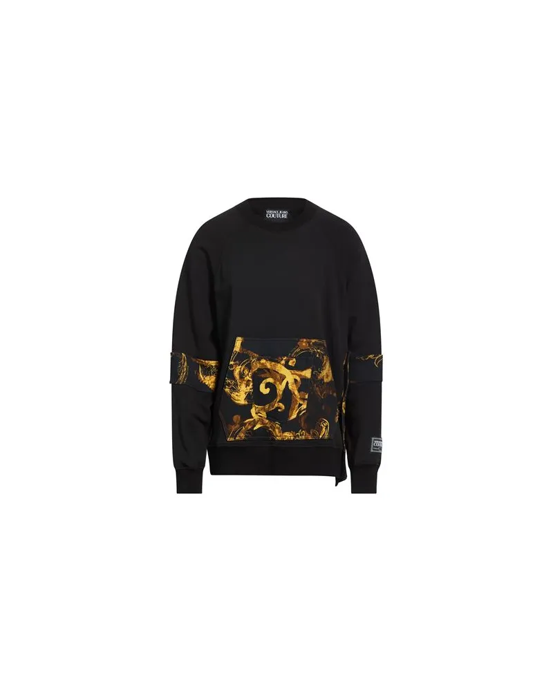 Versace Jeans TOPS - Sweatshirtsauf YOOX.COM Schwarz