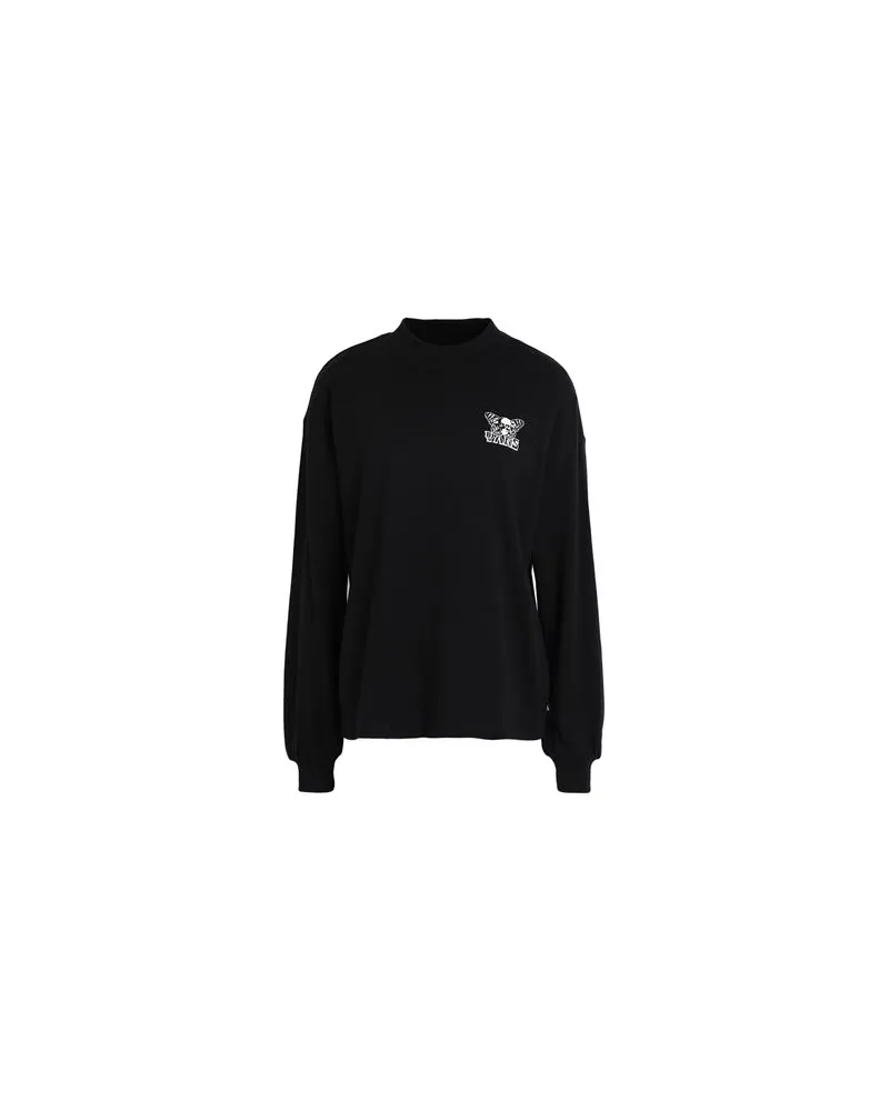 Vans SKULLY FLY LS MOCK NECK  - TOPS - Sweatshirtsauf YOOX.COM Schwarz
