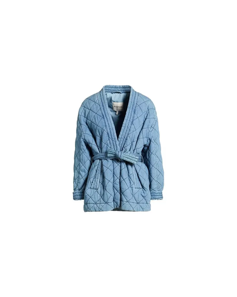 MUNTHE JACKEN & MÄNTEL - Jeansjacken/Mäntelauf YOOX.COM Blau