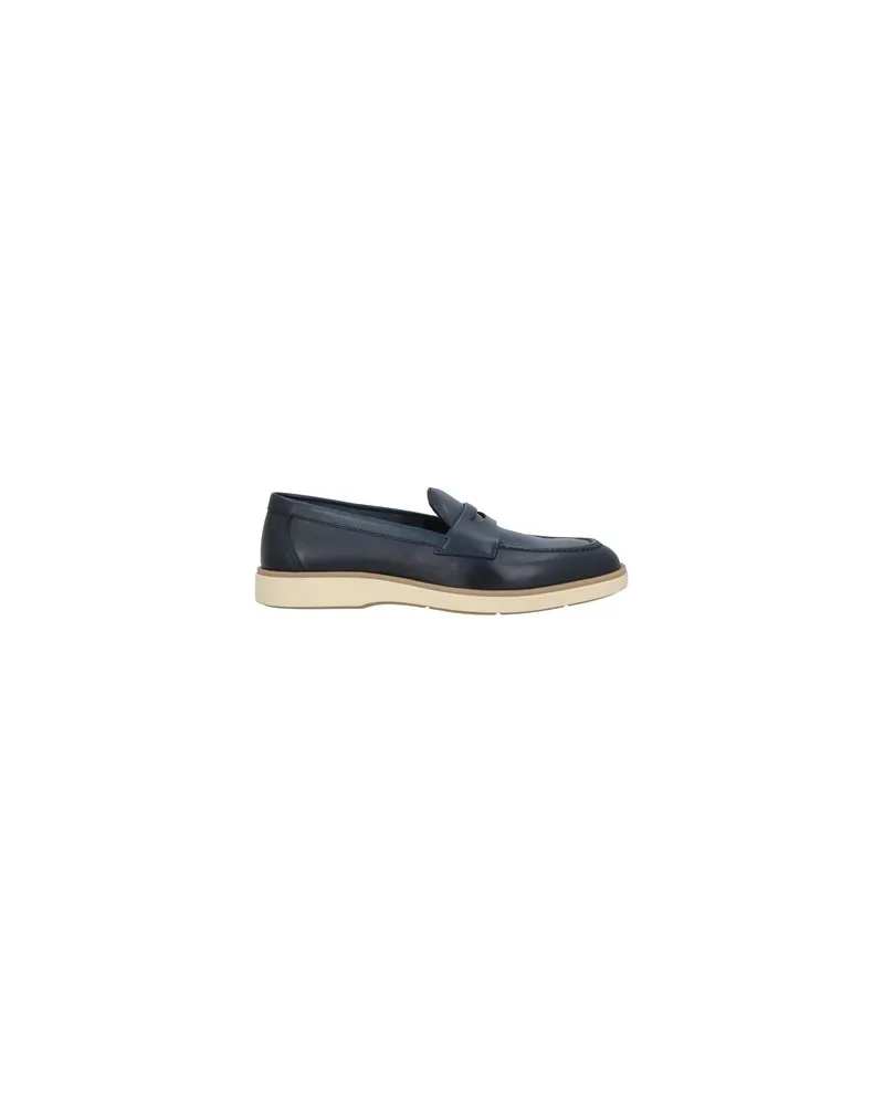 Santoni SCHUHE - Mokassinsauf YOOX.COM Marineblau