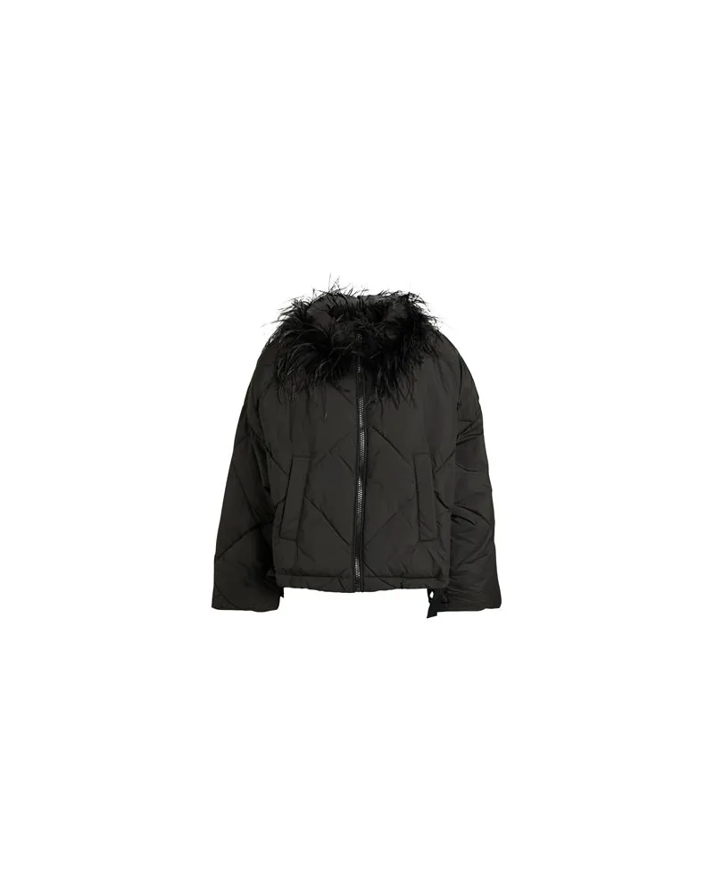 Twin-Set JACKEN & MÄNTEL - Pufferjacken & Daunenjackenauf YOOX.COM Schwarz
