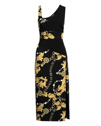 Versace Jeans Midi-Kleid Schwarz