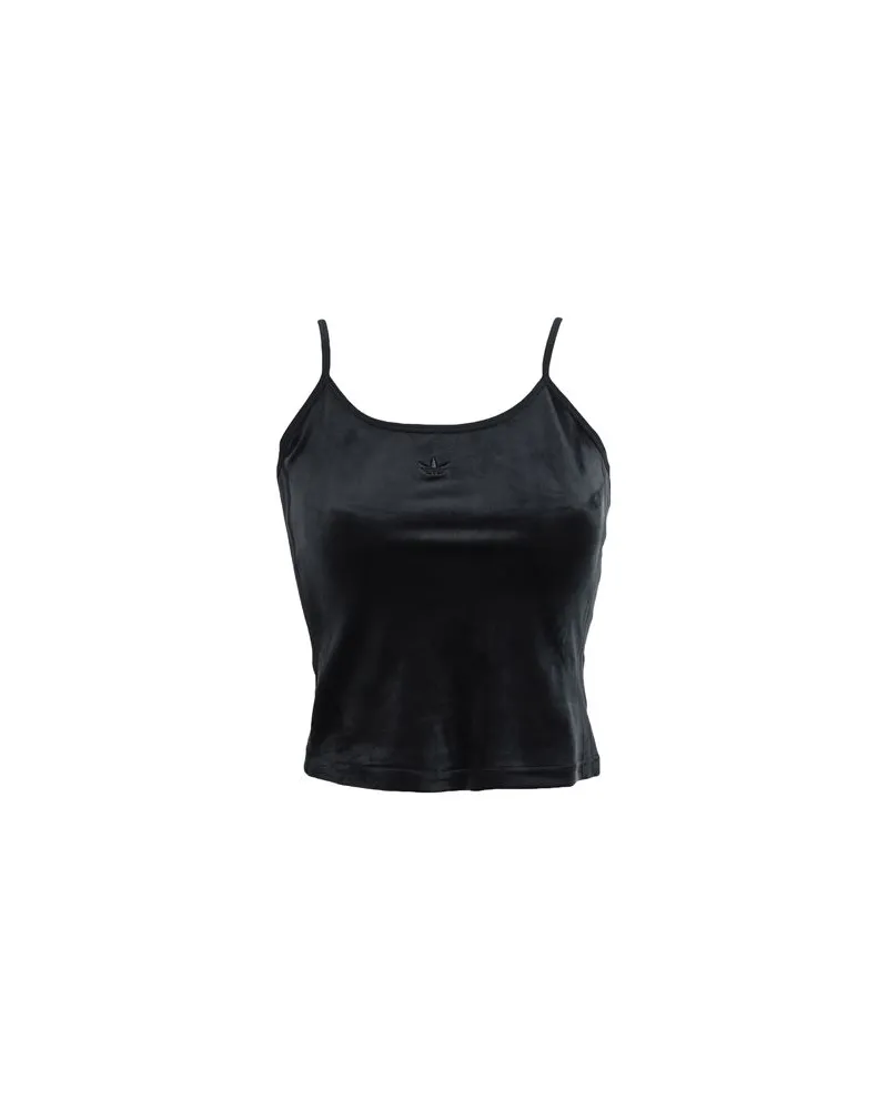 adidas VELVET VEST  - TOPS - Topsauf YOOX.COM Schwarz