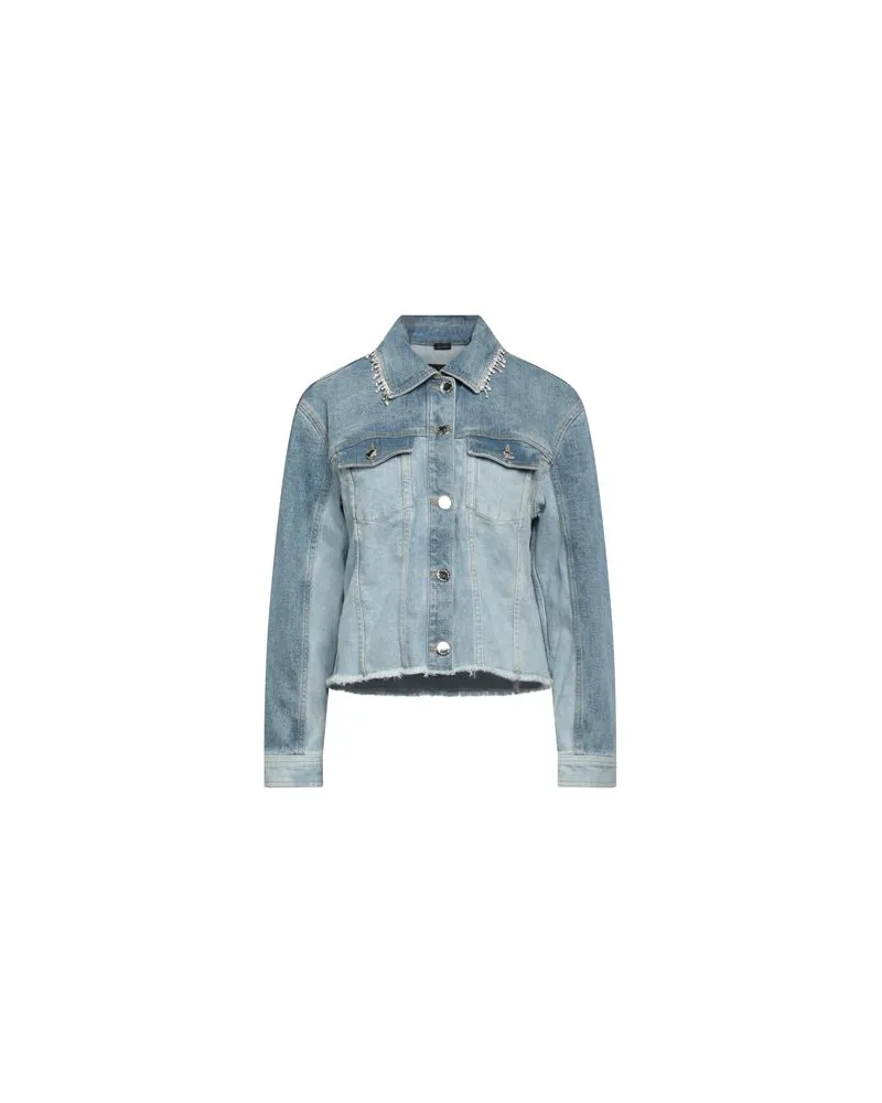 Pinko JACKEN & MÄNTEL - Jeansjacken/Mäntelauf YOOX.COM Blau