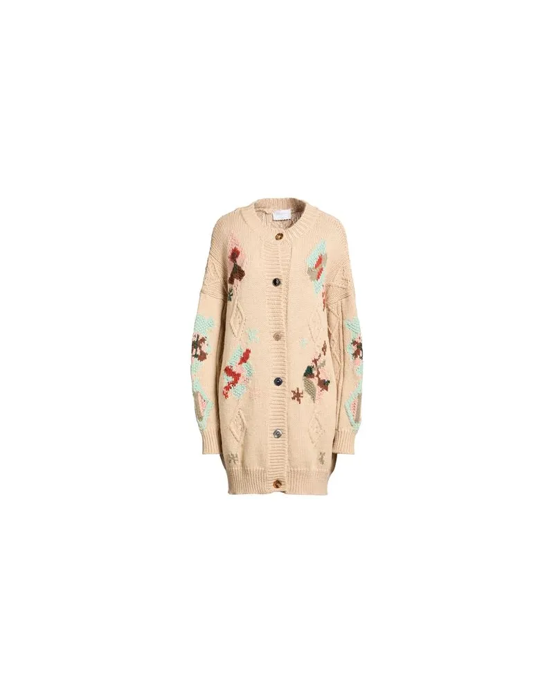 Daniele Fiesoli COLLEZIONE N_01 - STRICKWAREN - Strickjackenauf YOOX.COM Beige
