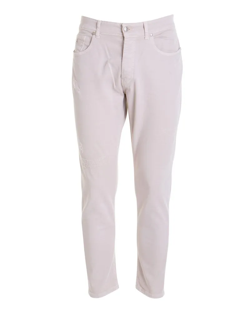 John Richmond Jeanshose Beige