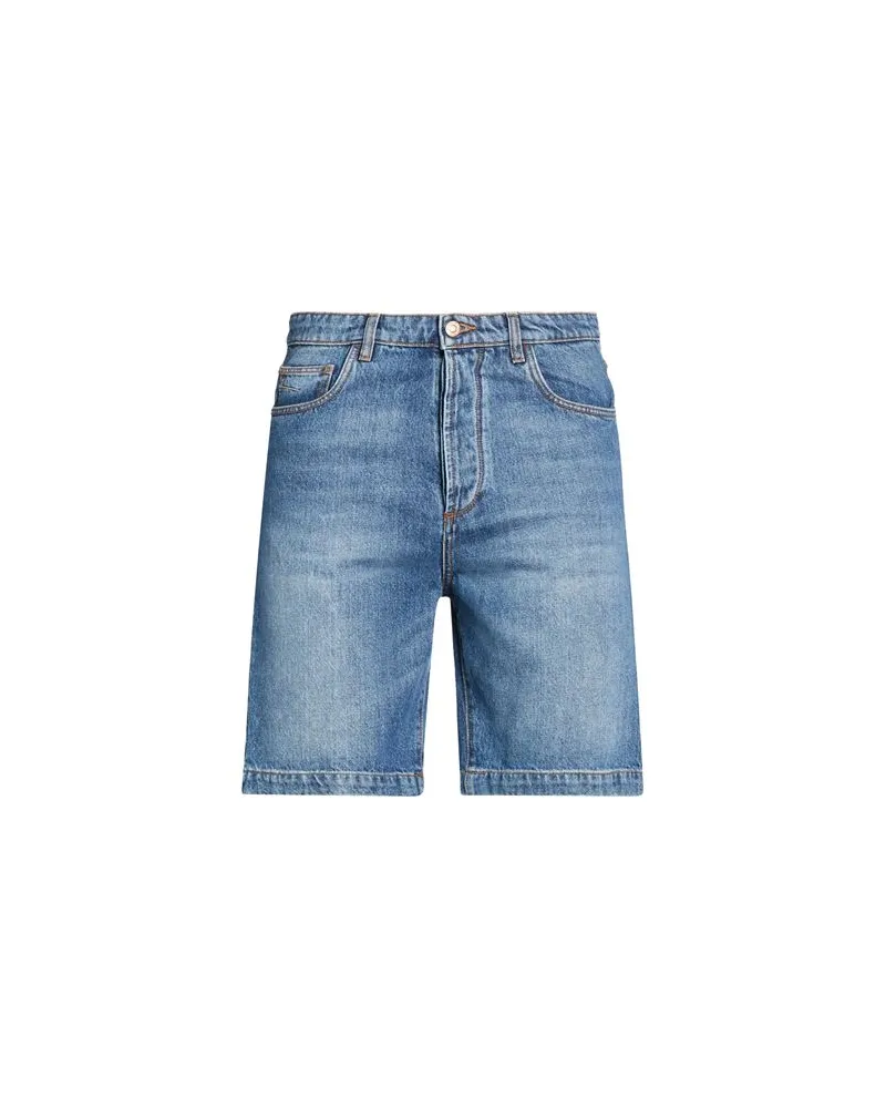 OFFICINA 36 HOSEN & RÖCKE - Jeansshortsauf YOOX.COM Blau
