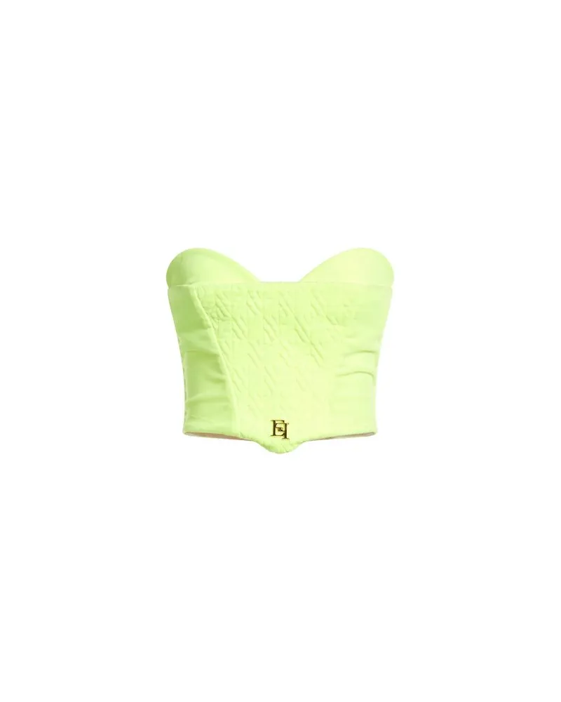 Elisabetta Franchi TOPS - Topsauf YOOX.COM Limettengrün