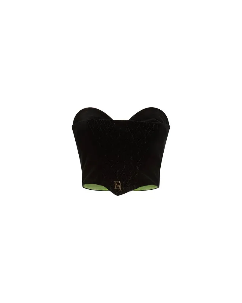 Elisabetta Franchi TOPS - Topsauf YOOX.COM Schwarz