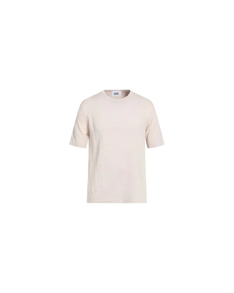 Alpha Studio TOPS - T-shirtsauf YOOX.COM Beige