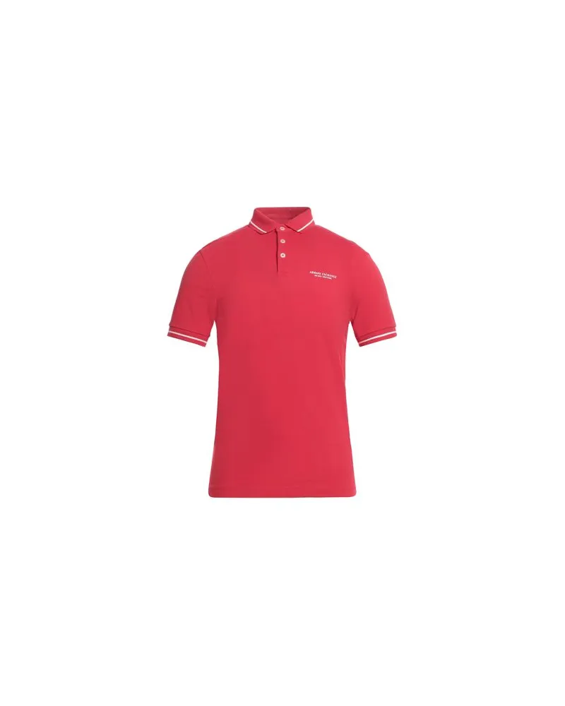 Armani Exchange TOPS - Poloshirtsauf YOOX.COM Rot
