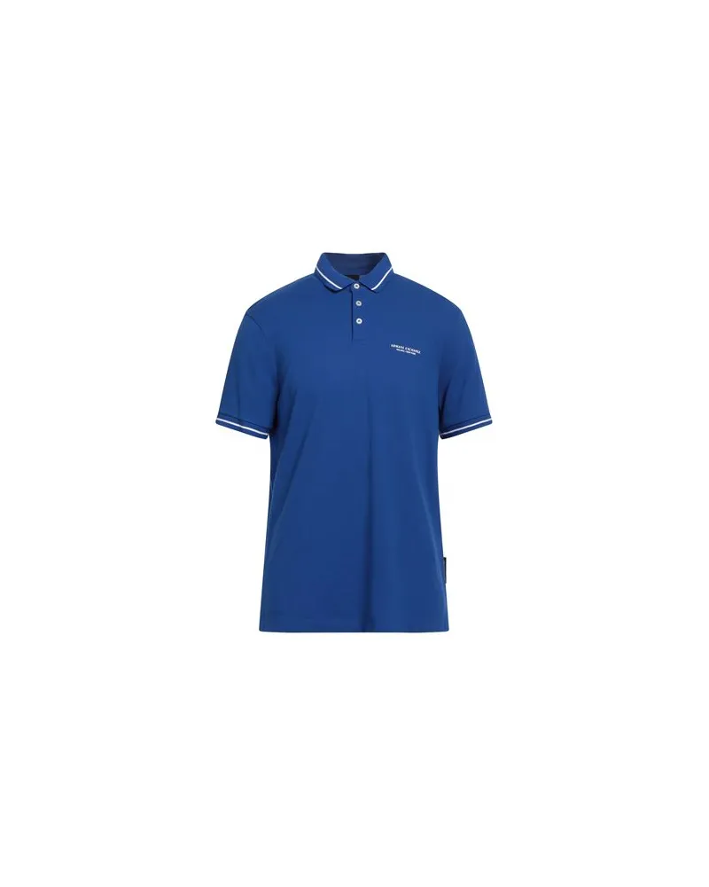 Armani Exchange TOPS - Poloshirtsauf YOOX.COM Blau