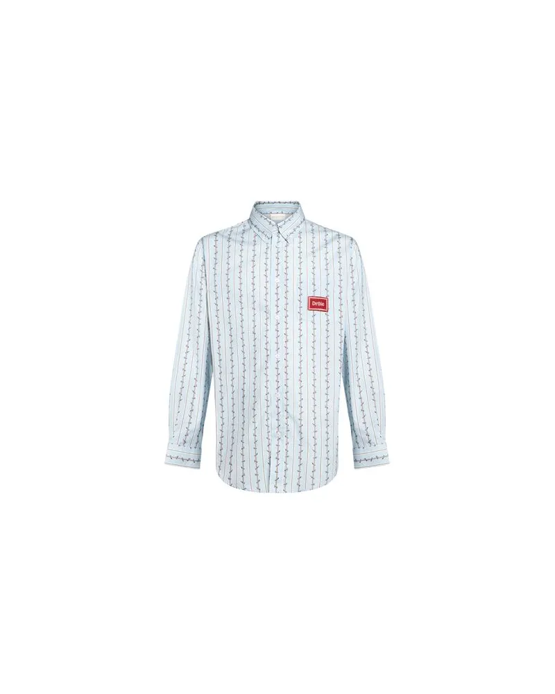Drôle de Monsieur TOPS - Hemdenauf YOOX.COM Himmelblau