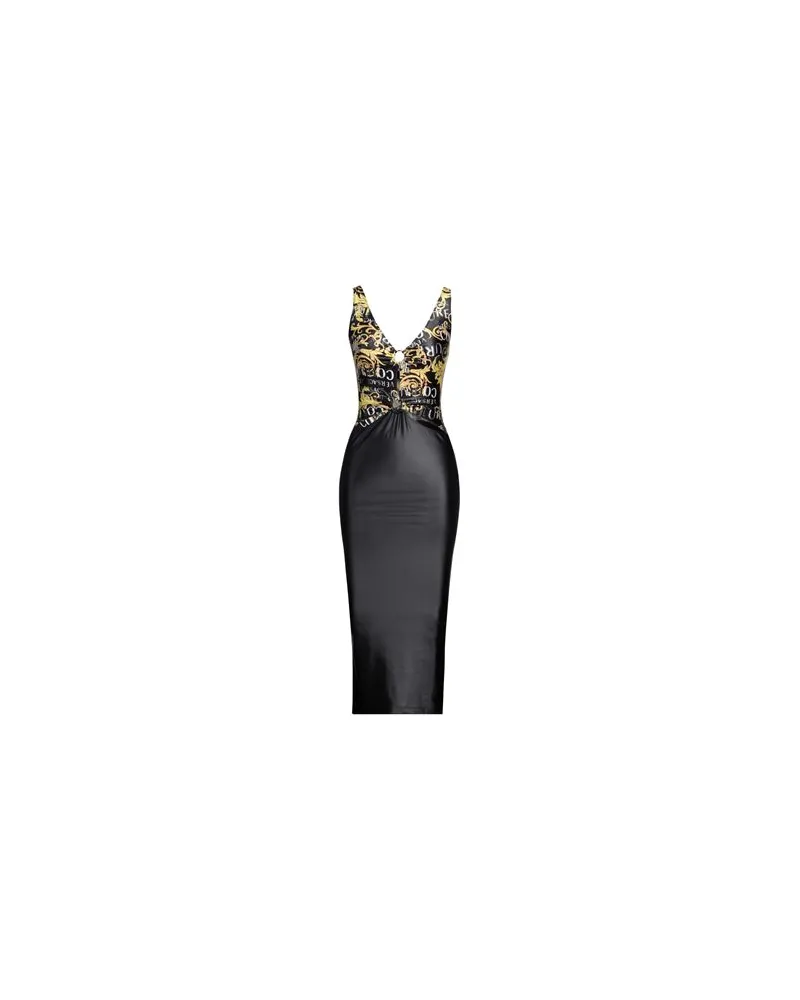 Versace Jeans KLEIDER - Midi-Kleiderauf YOOX.COM Schwarz