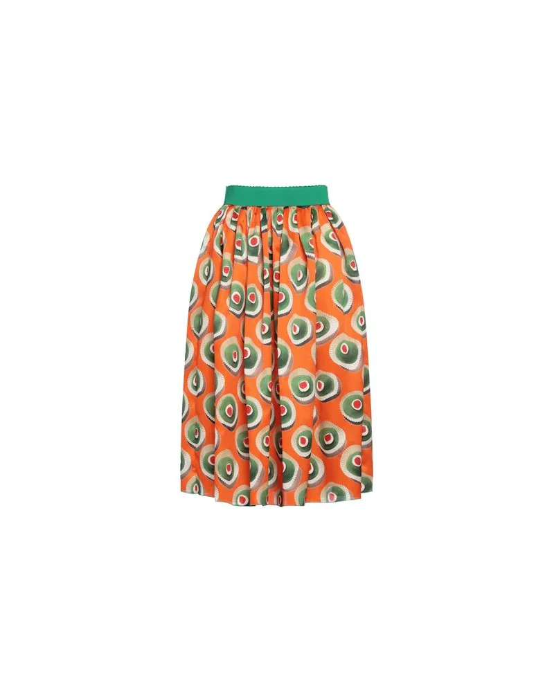 Dolce & Gabbana HOSEN & RÖCKE - Midi-Röckeauf YOOX.COM Orange