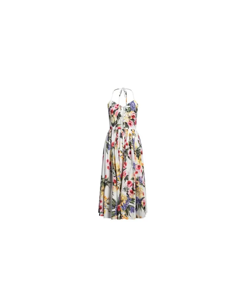 Dolce & Gabbana KLEIDER - Midi-Kleiderauf YOOX.COM Weiß