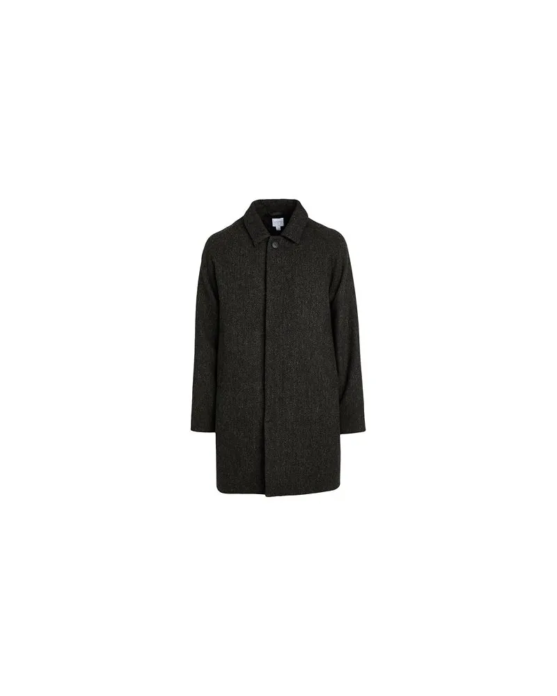 Sunspel JACKEN & MÄNTEL - Mäntelauf YOOX.COM Schwarz