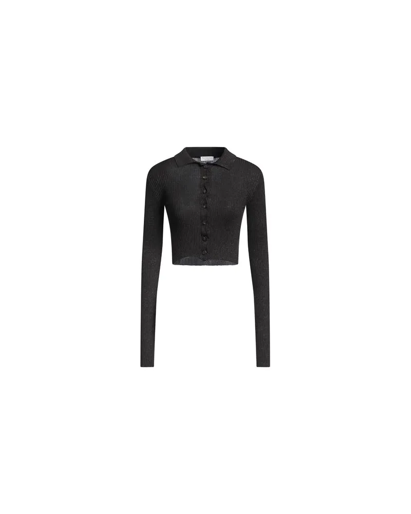 Brunello Cucinelli STRICKWAREN - Strickjackenauf YOOX.COM Braungrau