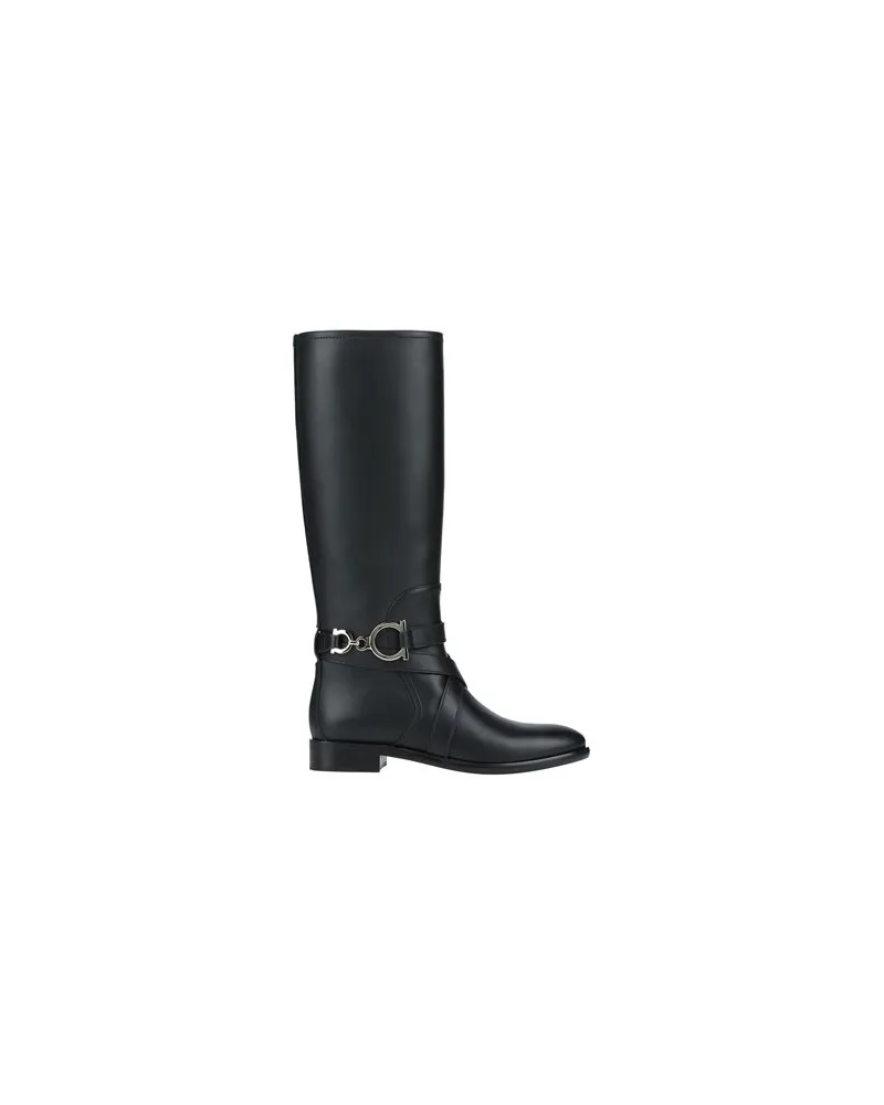 Ferragamo SCHUHE - Stiefelauf YOOX.COM Schwarz