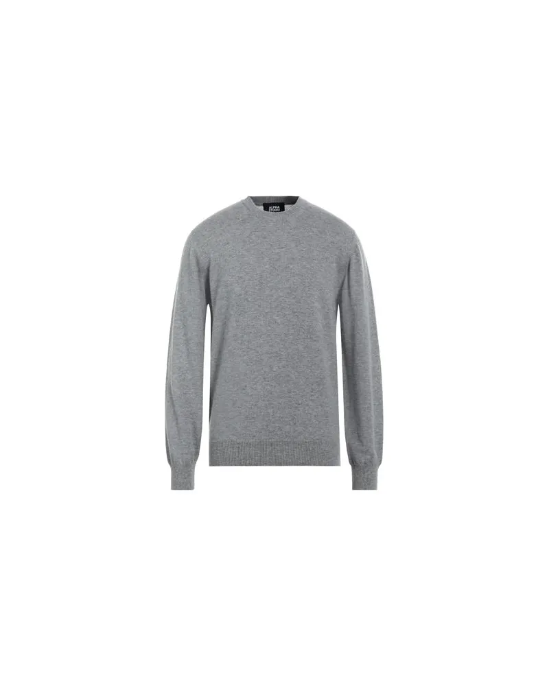 Alpha Studio STRICKWAREN - Pulloverauf YOOX.COM Grau