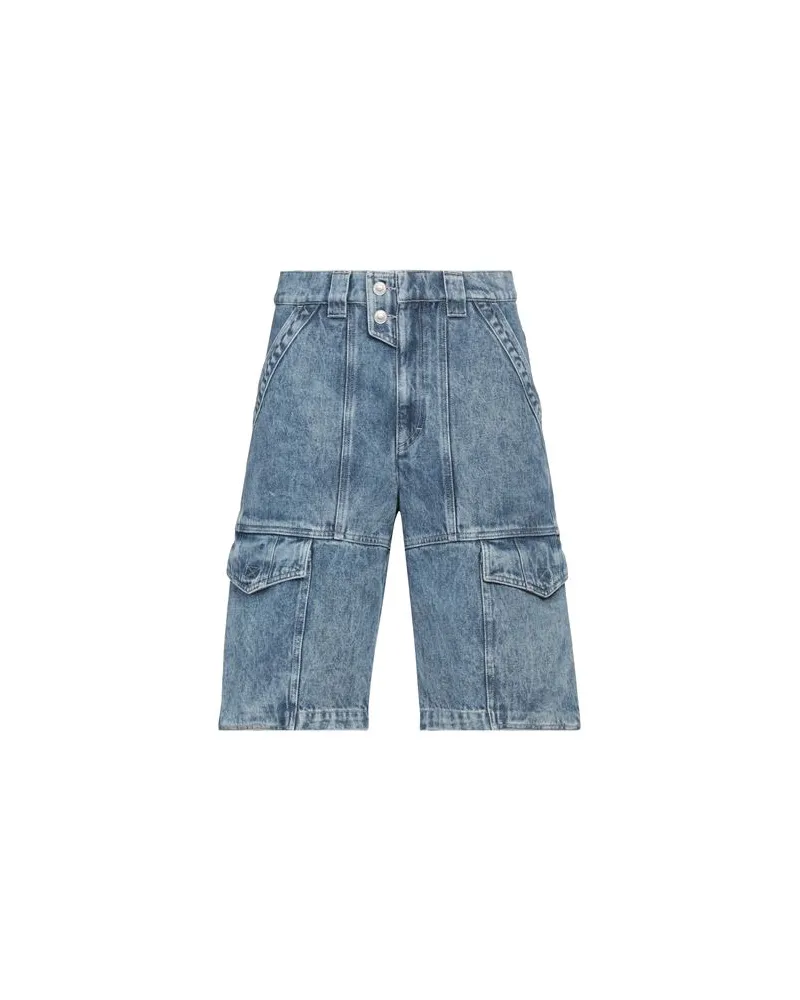 Isabel Marant HOSEN & RÖCKE - Jeansshortsauf YOOX.COM Blau