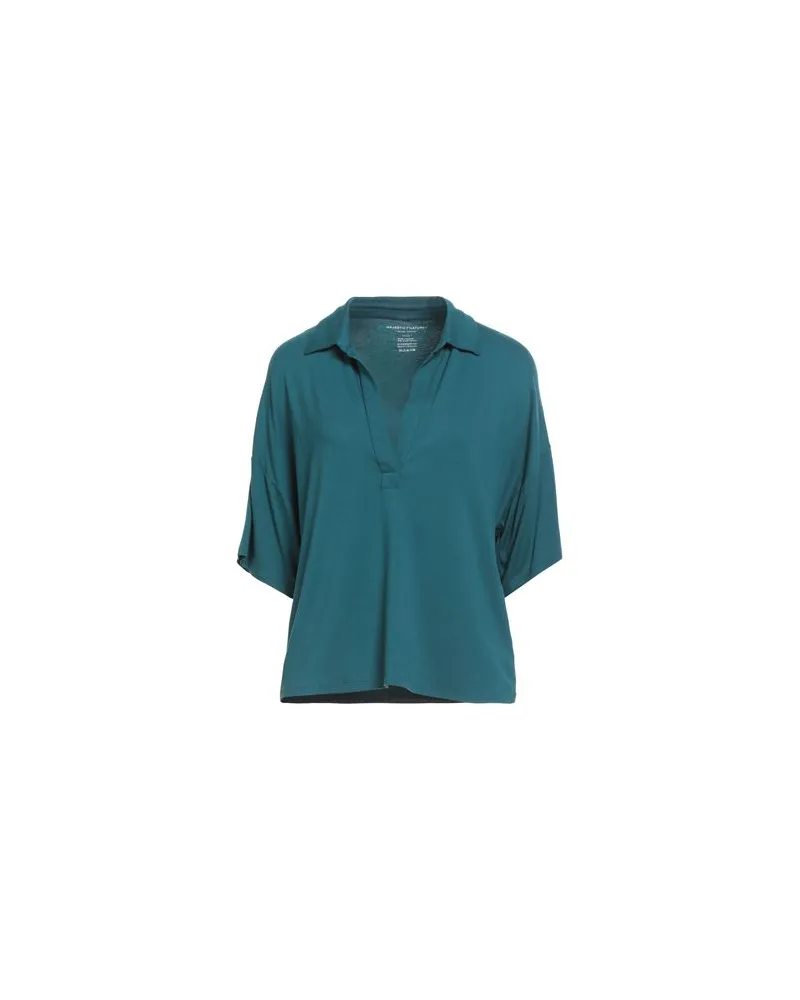 Majestic TOPS - Poloshirtsauf YOOX.COM Smaragdgrün
