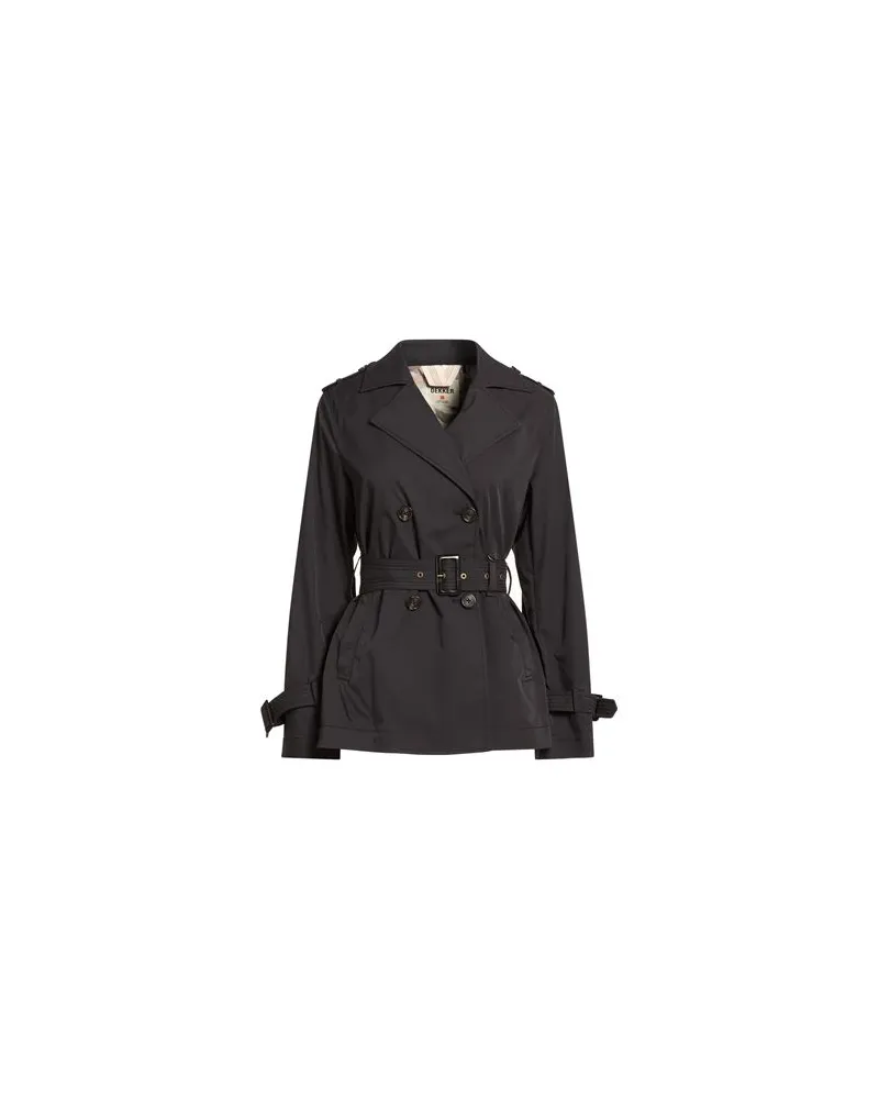 DEKKER JACKEN & MÄNTEL - Jacken, Mäntel & Trenchcoatsauf YOOX.COM Schwarz