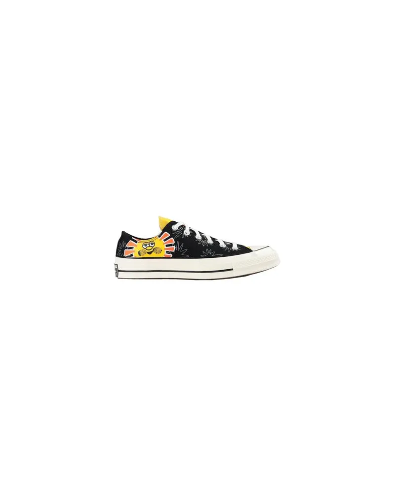 Converse CHUCK 70 OX BLACK/AMARILLO/BOLD MANDARIN  - SCHUHE - Sneakersauf YOOX.COM Schwarz