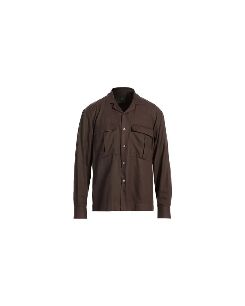 XACUS TOPS - Hemdenauf YOOX.COM Dunkelbraun