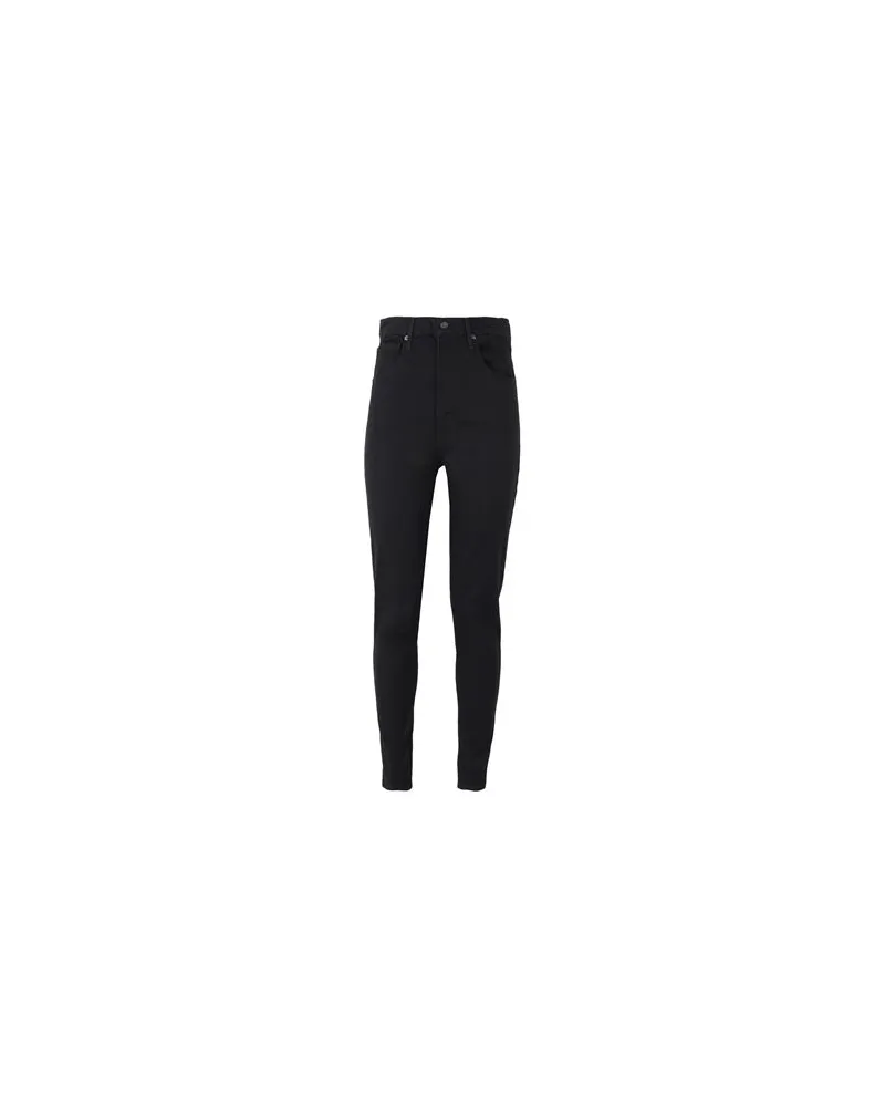 Levi's MILE HIGH SUPER SKINNY   - HOSEN & RÖCKE - Jeanshosenauf YOOX.COM Schwarz