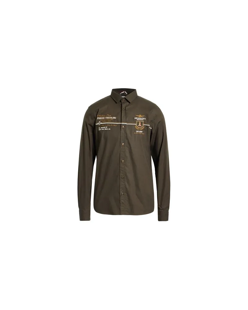 Aeronautica Militare TOPS - Hemdenauf YOOX.COM Militärgrün