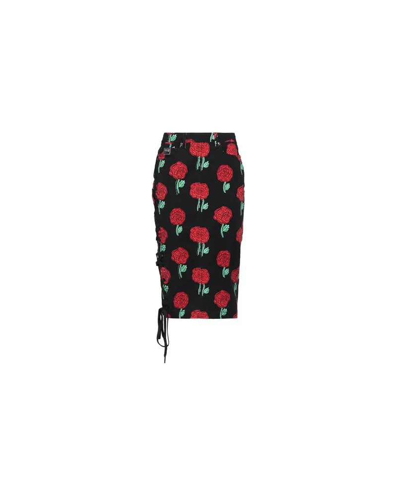 Versace Jeans HOSEN & RÖCKE - Jeansröckeauf YOOX.COM Schwarz