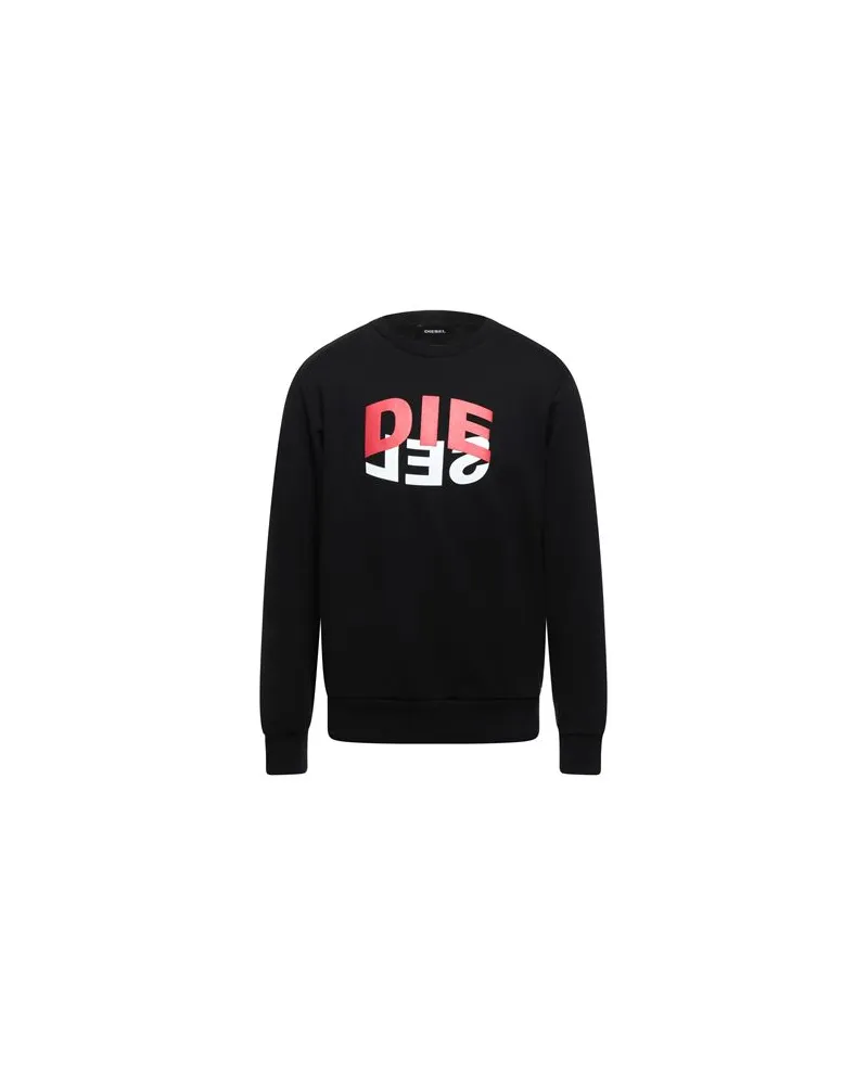 Diesel TOPS - Sweatshirtsauf YOOX.COM Schwarz