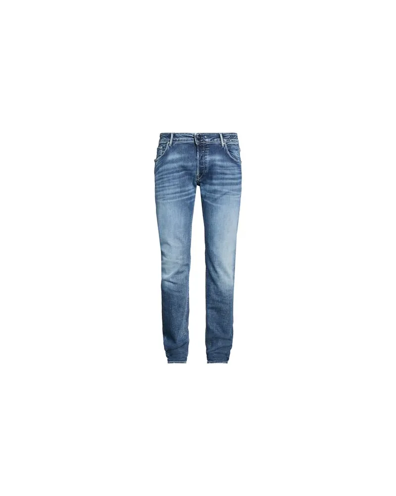 Hand Picked HOSEN & RÖCKE - Jeanshosenauf YOOX.COM Blau