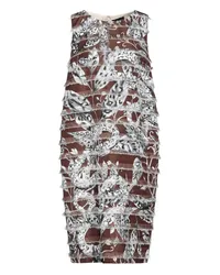 Roberto Cavalli Midi-Kleid Braun