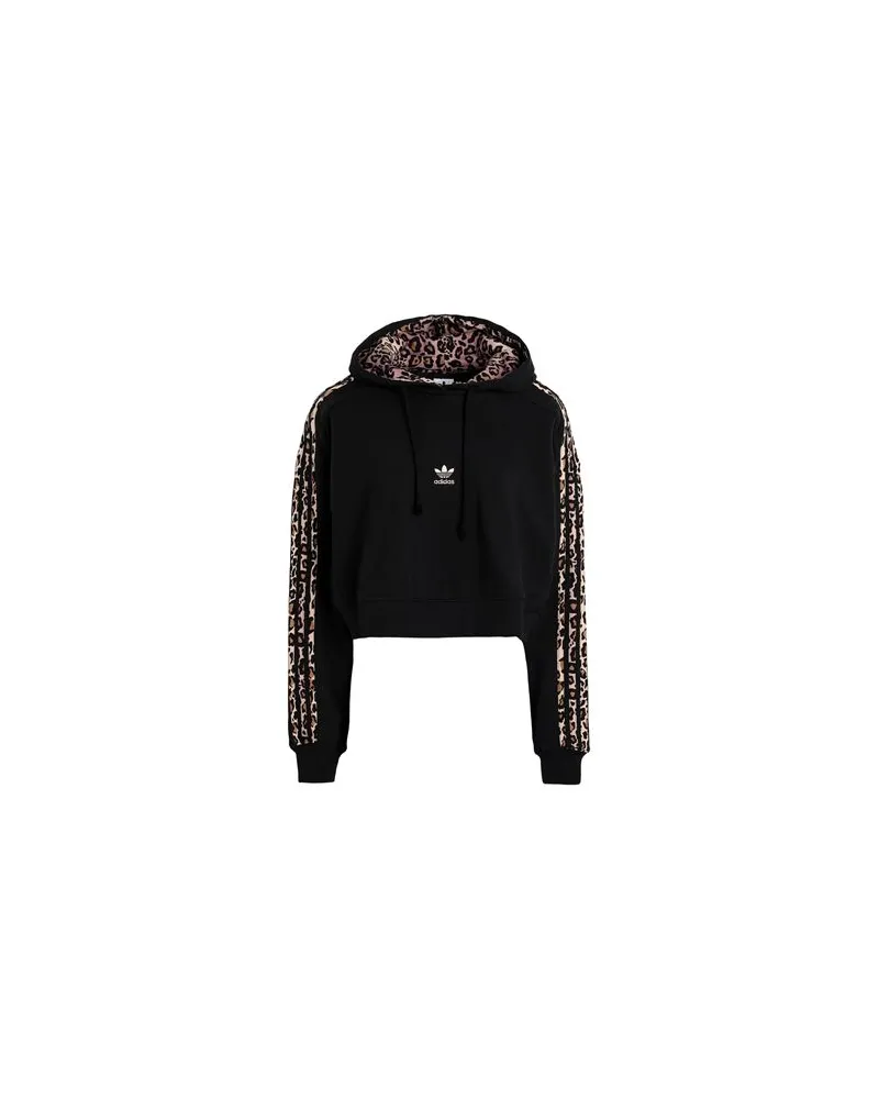 adidas HOODIE LOGO  - TOPS - Sweatshirtsauf YOOX.COM Schwarz