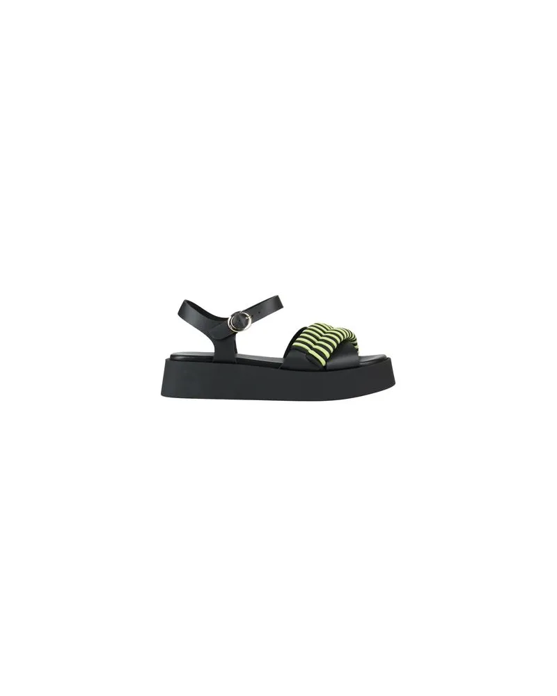 FRAU SCHUHE - Sandalenauf YOOX.COM Schwarz