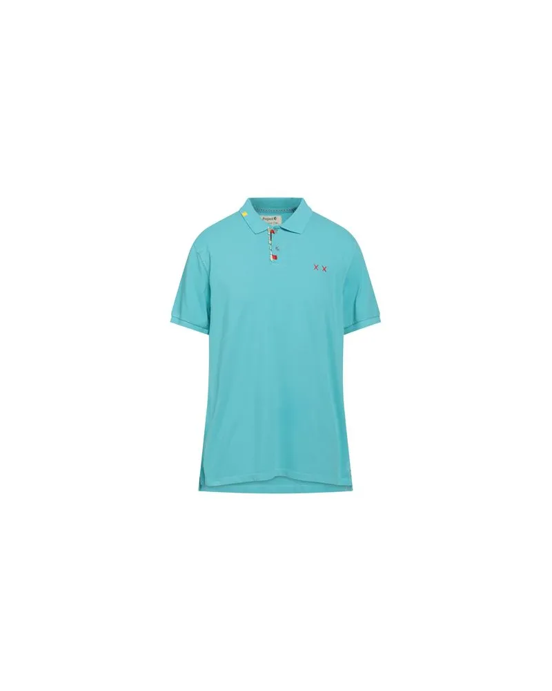 Project E TOPS - Poloshirtsauf YOOX.COM Tūrkis