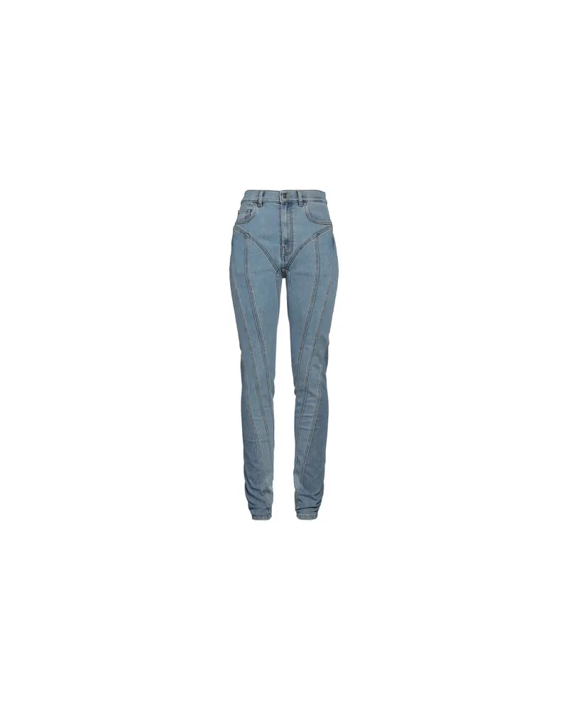 Thierry Mugler HOSEN & RÖCKE - Jeanshosenauf YOOX.COM Blau