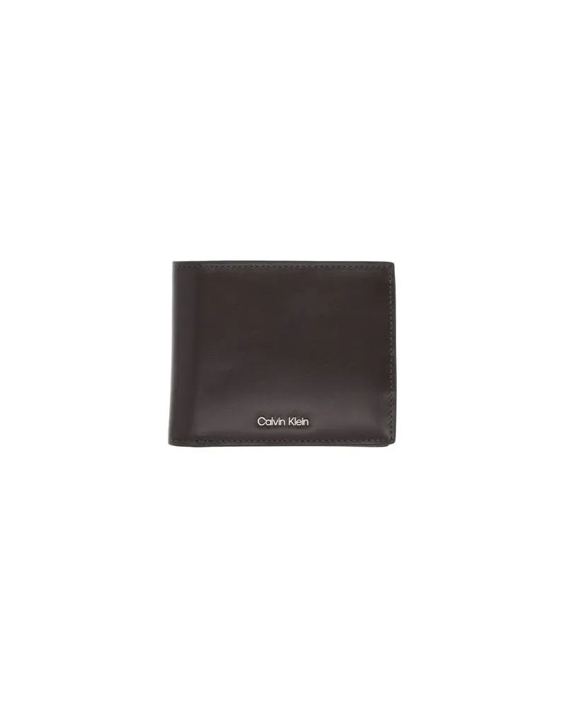Calvin Klein Kleinlederwaren - Brieftaschenauf YOOX.COM Dunkelbraun
