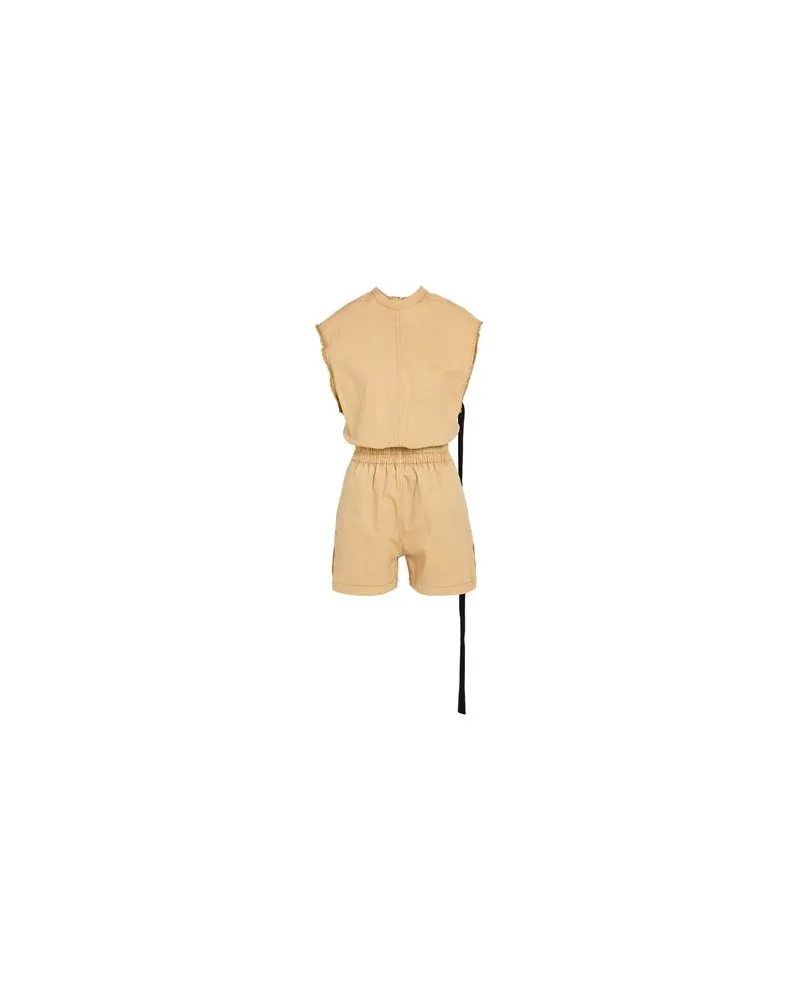 DRKSHDW by Rick Owens OVERALLS - Playsuitsauf YOOX.COM Senf