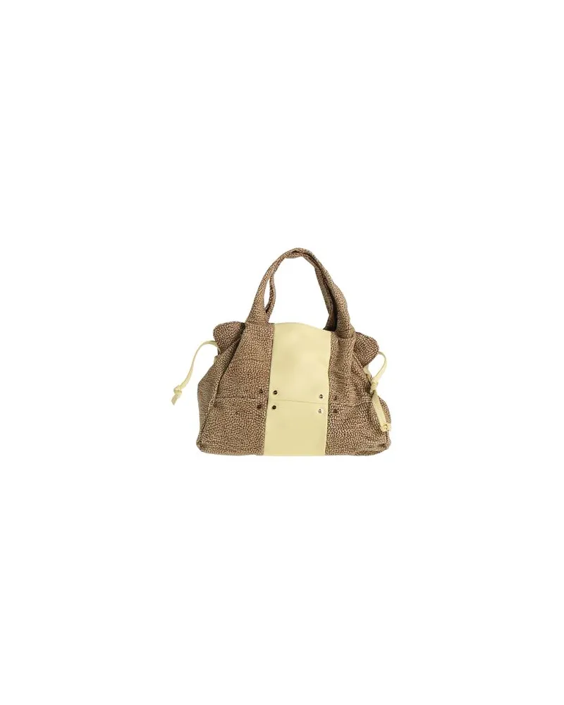 Borbonese TASCHEN - Handtaschenauf YOOX.COM Pastellgelb
