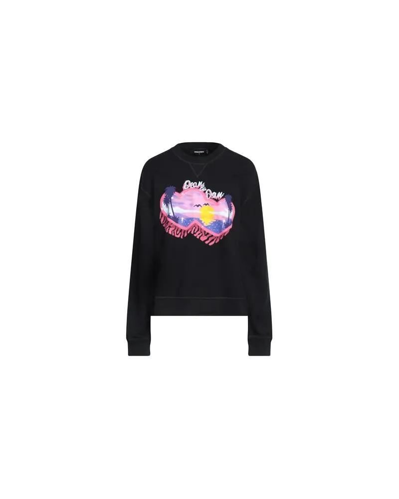 Dsquared2 TOPS - Sweatshirtsauf YOOX.COM Schwarz
