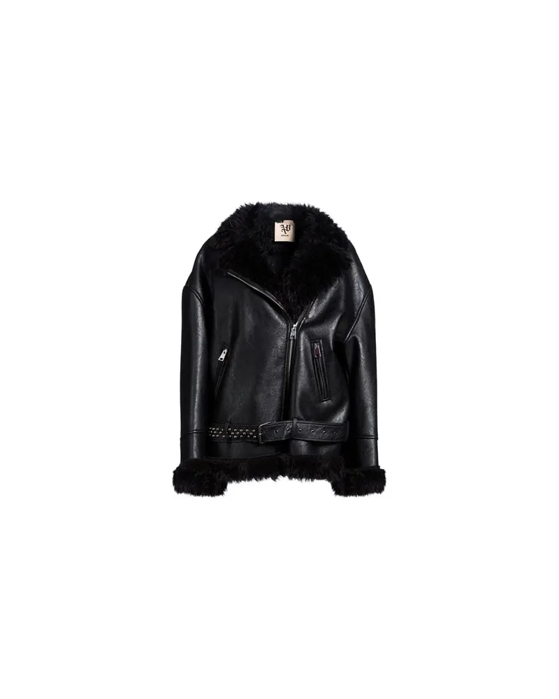 Aniye By JACKEN & MÄNTEL - Shearling- & Kunstfellauf YOOX.COM Schwarz