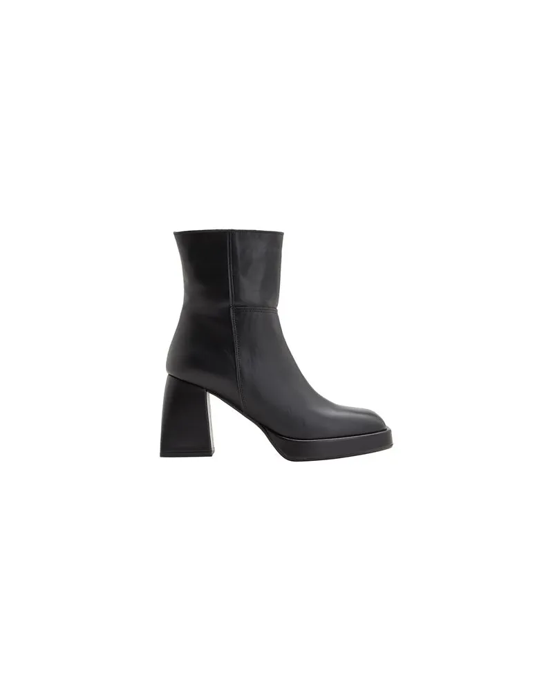 8 by Yoox LEATHER PLATFORM ANKLE BOOTS - SCHUHE - Stiefelettenauf YOOX.COM Schwarz