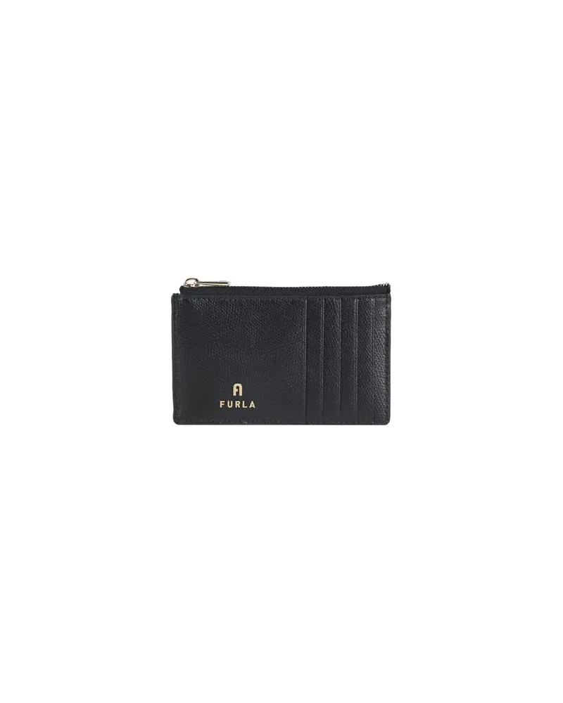 Furla CAMELIA M ZIPPED CARD CA  - Kleinlederwaren - Portemonnaiesauf YOOX.COM Schwarz