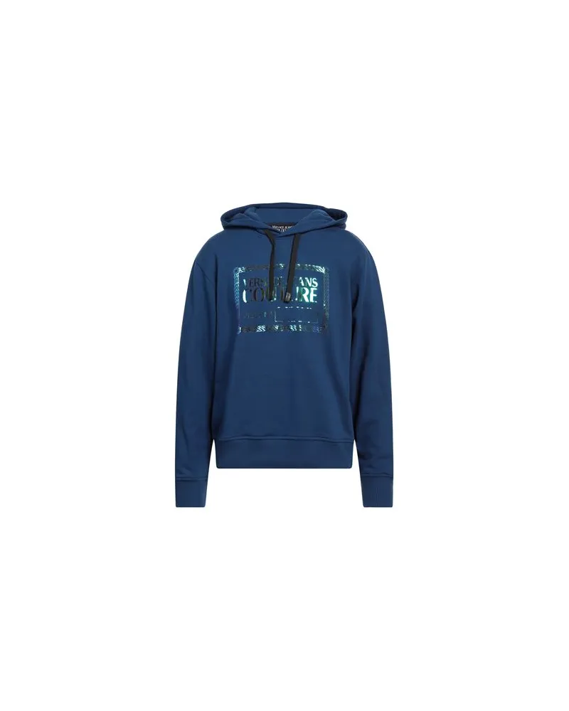 Versace Jeans TOPS - Sweatshirtsauf YOOX.COM Blau